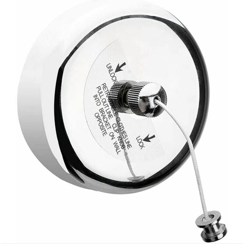 Ausziehbarer Wäscheständer aus Edelstahl, einziehbarer Wäscheständer, 3,8 m ausziehbarer Wäscheständer für den Innenbereich, einziehbarer