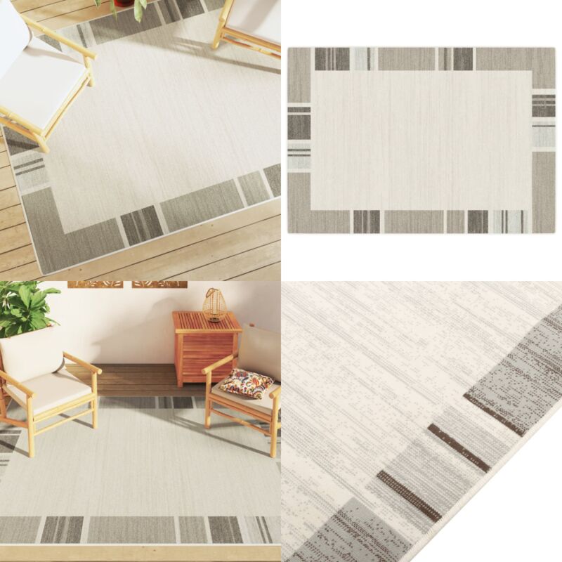 Vidaxl - Teppich Kurzflor Mehrfarbig 160x230 cm Rutschfest - Weicher Teppich - Polyester Teppich - DuPont Sorona Fasern - Kurzflorteppich - Vintage