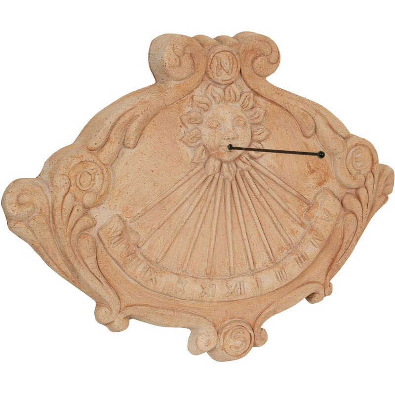 Biscottini - Terrakotta-Sonnenuhr zum Aufhängen 100% made in Italy komplett handgefertigt auf der Drehbank