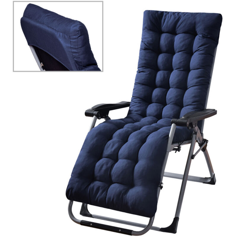 Eosnow Terrassen-Chaiselounge-Kissen, Sonnenliegen-Kissen, Polsterung, Lounge-Stuhl-Kissen für Reisen, Urlaub, drinnen und drauen