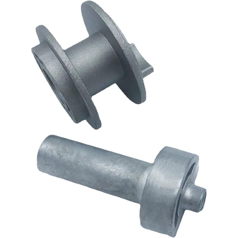 Terrassenschirm-Zubehör, Outdoor-Schirm-Zubehör, Handlauf-Spulenring und Spulenstange, Outdoor-Schirm-Klemmhalterung für den Außenbereich, 1 Set, Grau