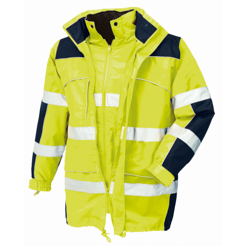 Texxor - Warnschutz-Parka toronto leuchtgelb/navy xl 4114