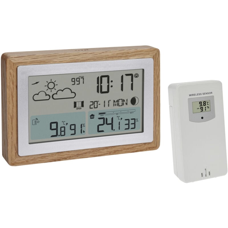 Funk-Wetterstation oak 35.1167.54 Funk-Wetterstation Vorhersage für 12 Stunden Anzahl s - Tfa Dostmann