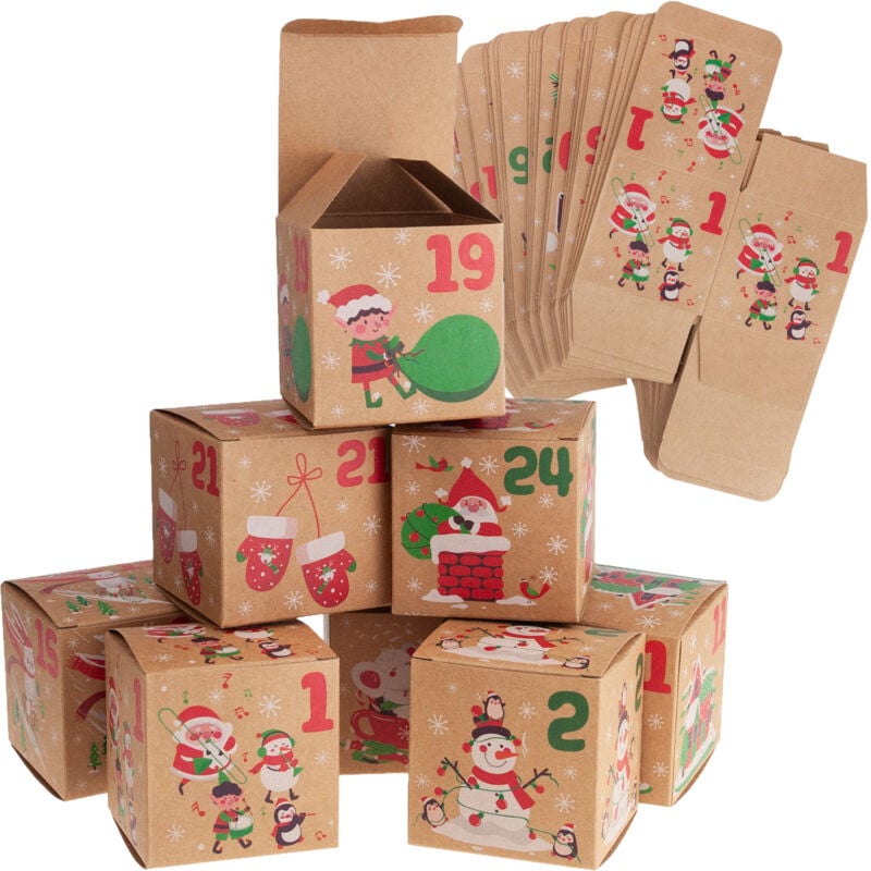 TG76370 Adventskalender-Boxen, Adventskalender, DIY, Handarbeit, leer