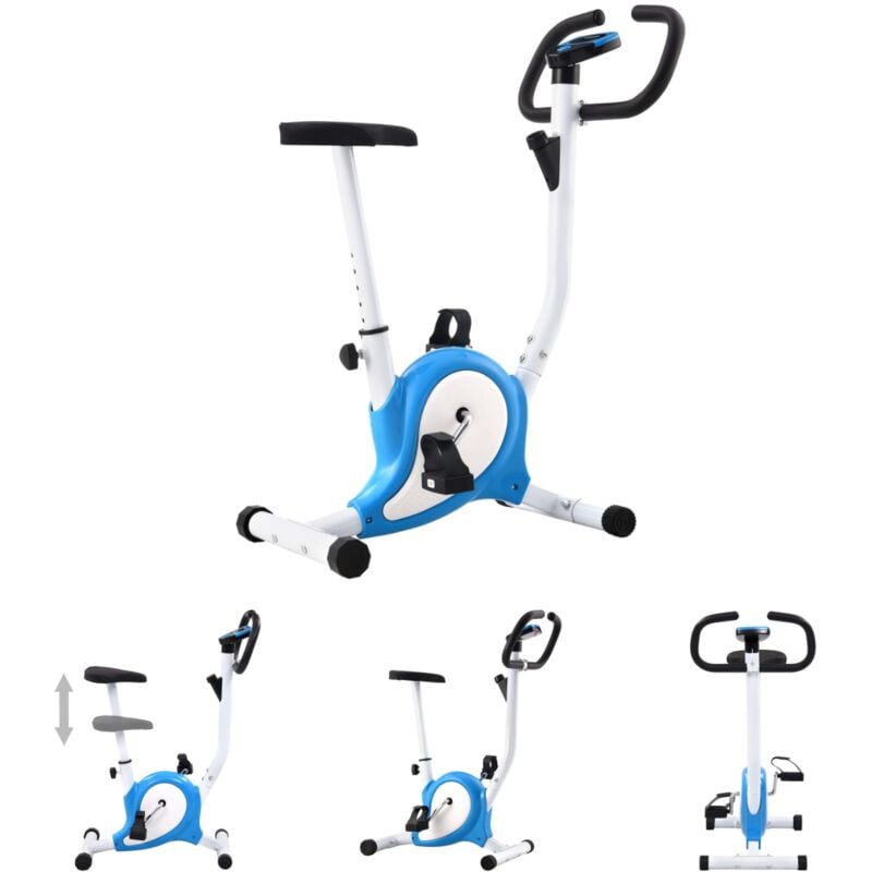 The Living Store Heimtrainer mit Riemenantrieb Blau - Heimtrainer