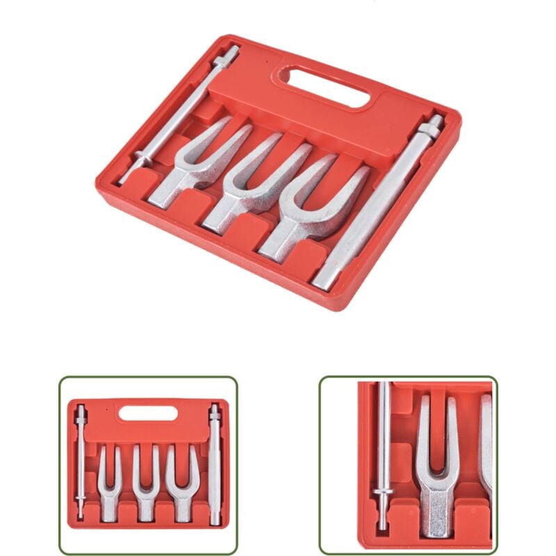 The Living Store - Kugelgelenk-Abzieher 17/23/28 mm für Autoservices - Kugelgelenk-Abzieher - Autowerkzeug - Autoreparatur - Werkzeugset - Gabelsatz