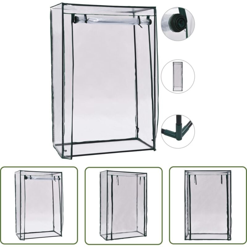 The Living Store - Tomaten-Gewächshaus 102 x 52 x 150 cm - Tomatenhaus - Gewächshaus - Gartenhaus - Pflanzenzucht - Balkongewächshaus