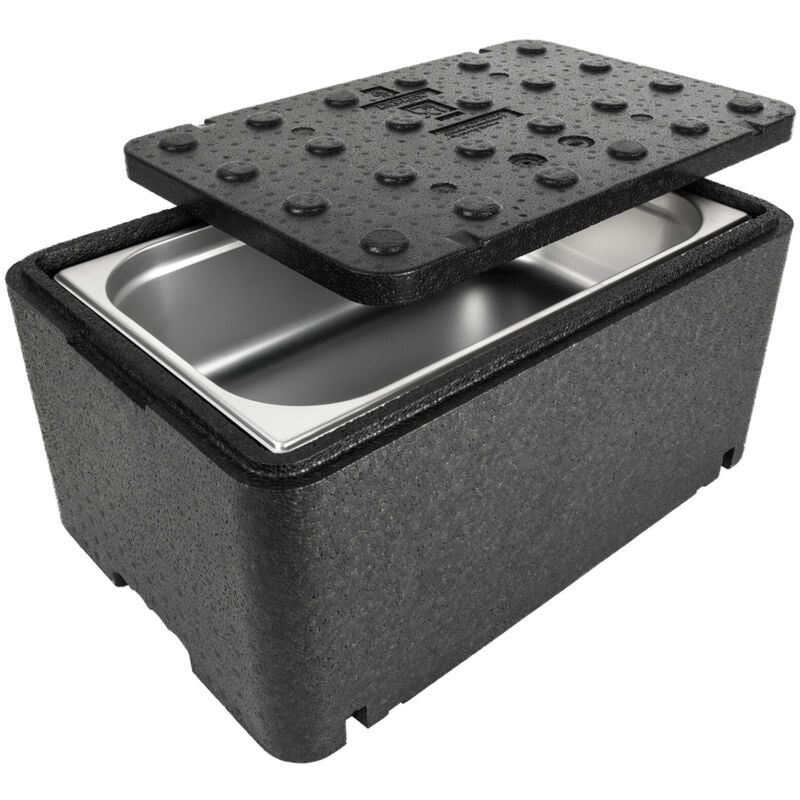 Thermobox Thermosbox Thermobehälter mit Deckel für Lebensmittel Medikamente 600x400x296mm GN1/1 48L Arpack