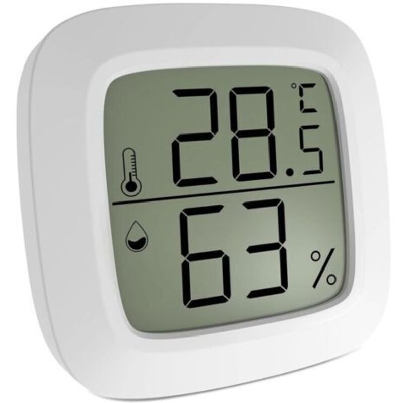 Thermometer Hygrometer Digitales Innenraumthermometer Hygrometer Innen, Mini-Thermometer für Haus Terrarium Schlafzimmer Babyzimmer Inkubator Keller