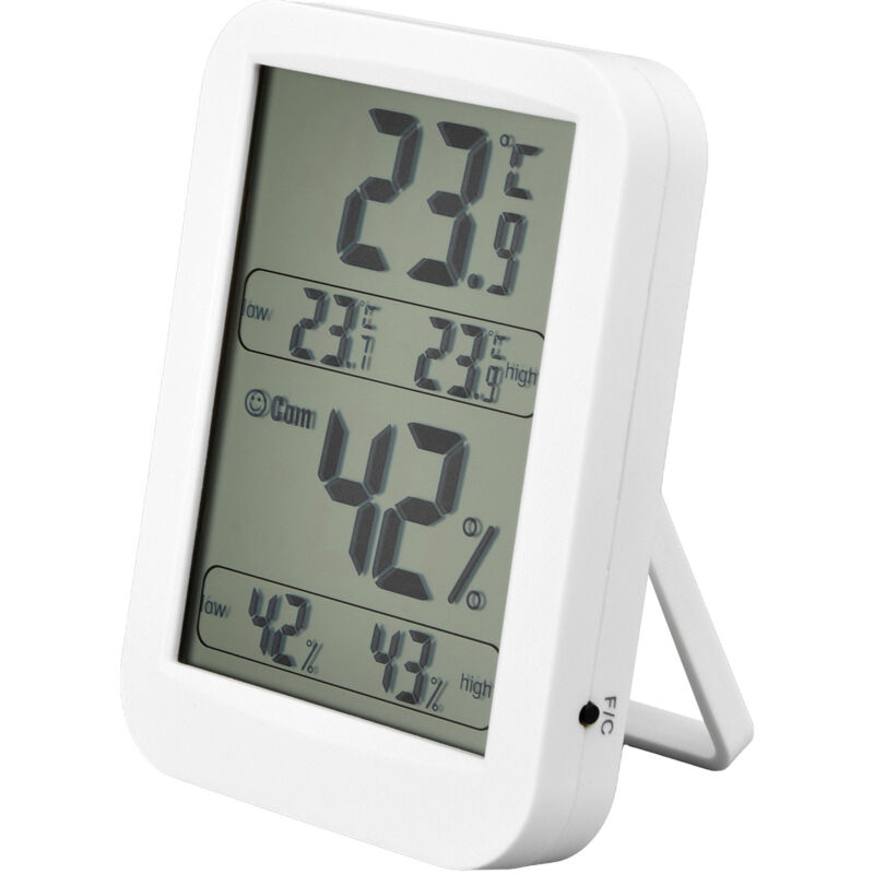 Thermometer-Hygrometer mit großem LCD-Bildschirm für präzise Temperatur- und Feuchtigkeitsmessung im Terrarium, Reptilien-Gewächshaus
