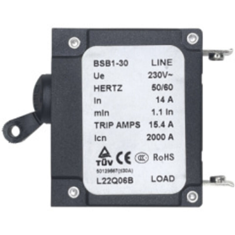 Thermoschalter Leistungsschalter L22Q06B Reset Schalter Überlastschutz für Stromerzeuger uvm...