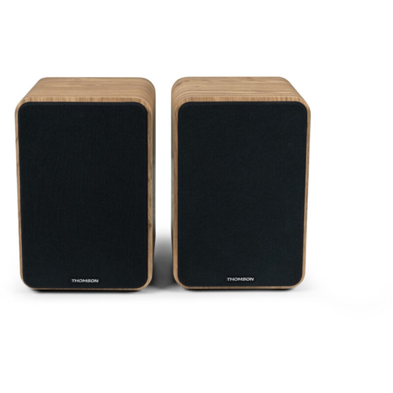 Thomson WS602DUO-Lautsprecher De 1-Wege-Holz-Lautsprecher mit Kabel 30 W
