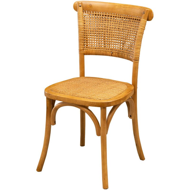 Thonet Stuhl 88x50x45 Eschenholz Küchenstühle Esszimmerstühle Holz Natürliches Finish Vintage Stuhl Rattansitz Wohnzimmerstuhl