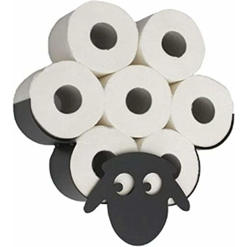 Tier-Toilettenpapierhalter, niedlicher Tier-Toilettenpapierhalter, Wandhalterung, Schlafzimmer-Toilettenpapierhalter, Küche, Badezimmer, Schaf-Zubehör