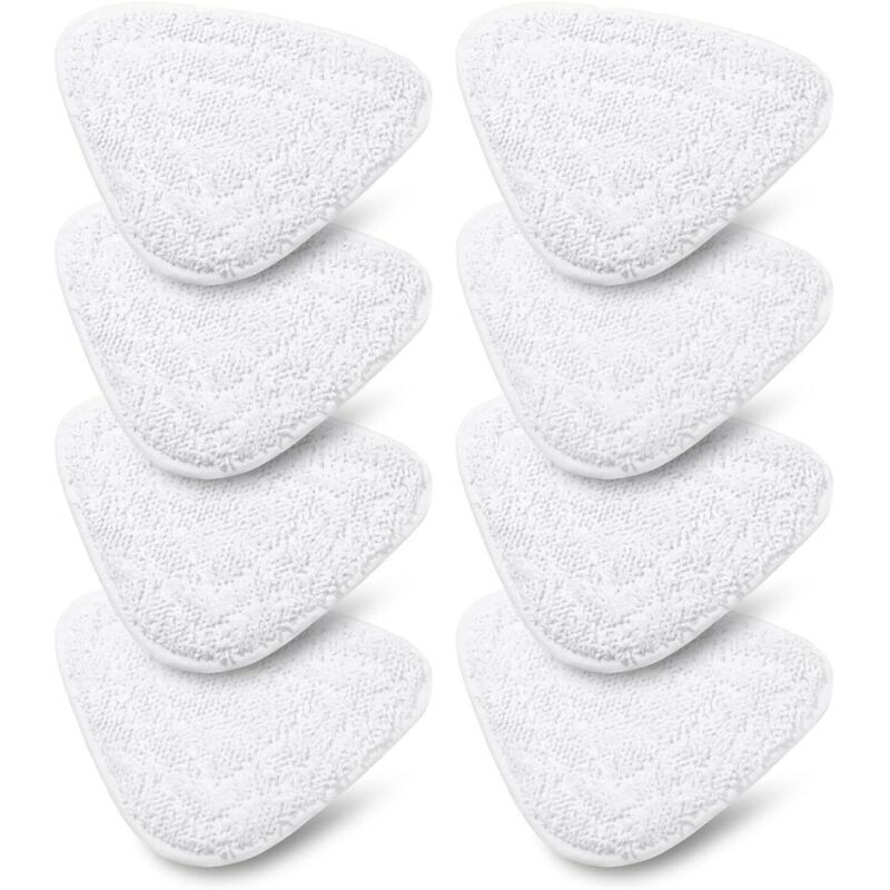Tigrezy 8er-Pack Ersatz-Wischmopppads für Vileda Steam & Vileda Steam Plus Dampfreiniger, Mikrofaser-Dampfmopp-Zubehör, kompatibel mit Vileda Steam,