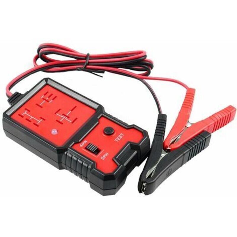 Kfz-Relaistester, 12 v, Autobatterie-Checker, Diagnosegerät mit Clips, Relaistester für Boot, Motorrad