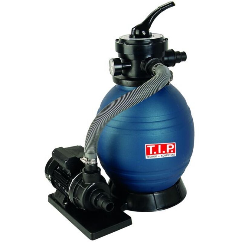 T.I.P. Sandfilteranlage - Pool-Filterset, 20 m³ Becken, 7.900 l/h, 4-Wege-Ventil, SPF 180, 30307
