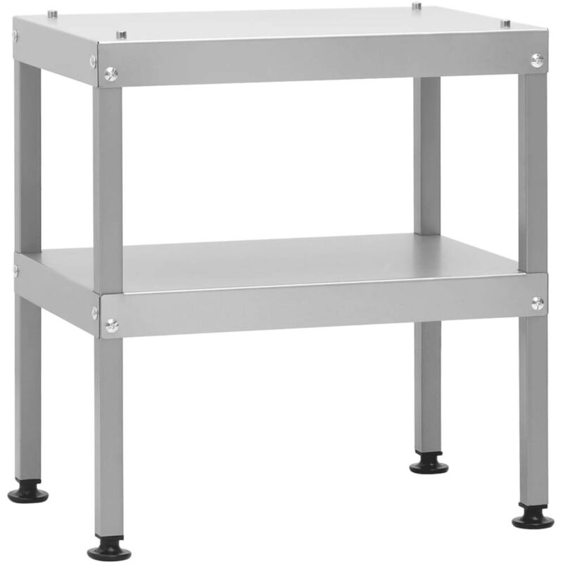 vidaXL Tisch für Räucherofen 40x28x44,5 cm Verzinkter Stahl