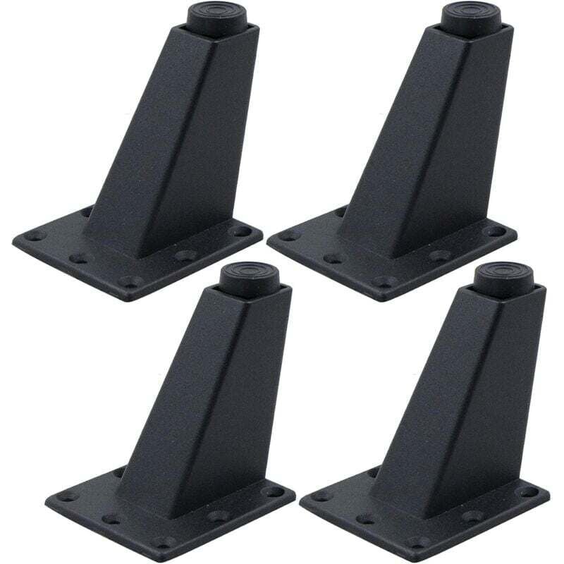 Tischbeine für Möbel, Sofas – geeignet für Schränke, Couchtische, Fernseher und andere Möbel, höhenverstellbar, 4 Stück, 8 x 7 x 6 cm, robust,