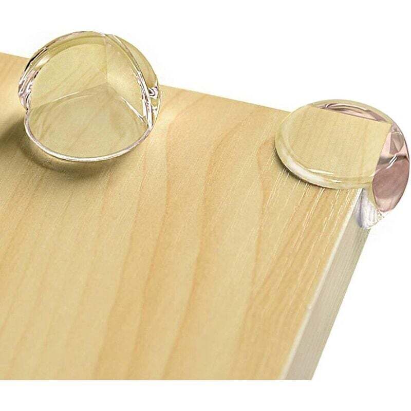 Tischeckenschutz für Babys, transparenter Eckenschutz mit verstärktem Kleber, Tischeckenschutz für Babys und Kinder, für Tische und Möbelecken, 12