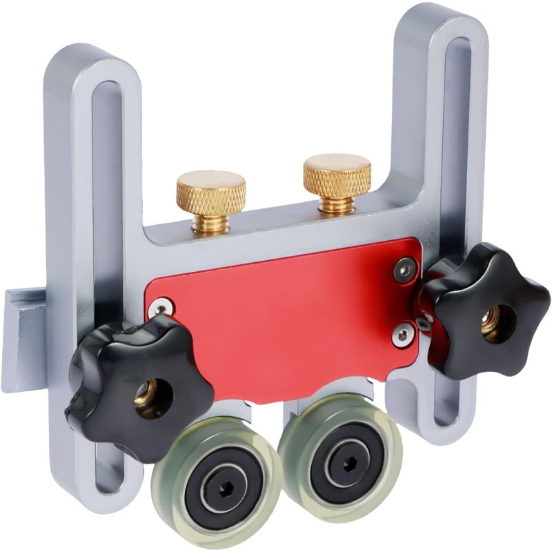 Tischkreissäge Stock Roller Holzbearbeitung Doppelrad Gleitführung Roller Federbrett Hilfswerkzeug