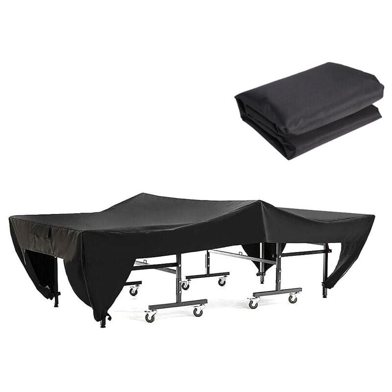 Tischtennis-Tischabdeckung, Tischtennis-Tischabdeckung, wasserdicht, gegen Schnee, Regen, UV-Strahlung, für drinnen und draußen, 280 x 153 x 73 cm