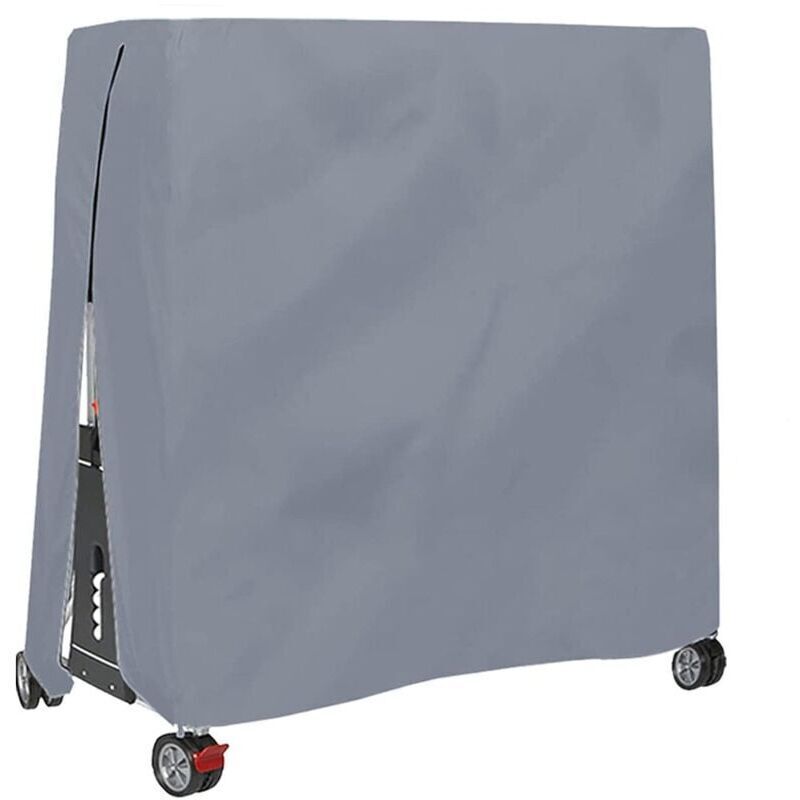 Tischtennis-Tischabdeckung, wasserdicht, winddicht, UV-beständig, strapazierfähiges Oxford-Gewebe, Tischtennis-Tischabdeckung mit Reißverschluss, 165