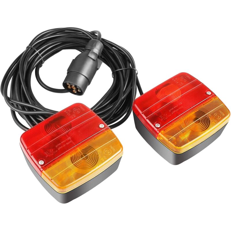 TLGREEN Rückleuchten für Anhänger beleuchtung stecker set 7 polig Beleuchtung Rücklicht