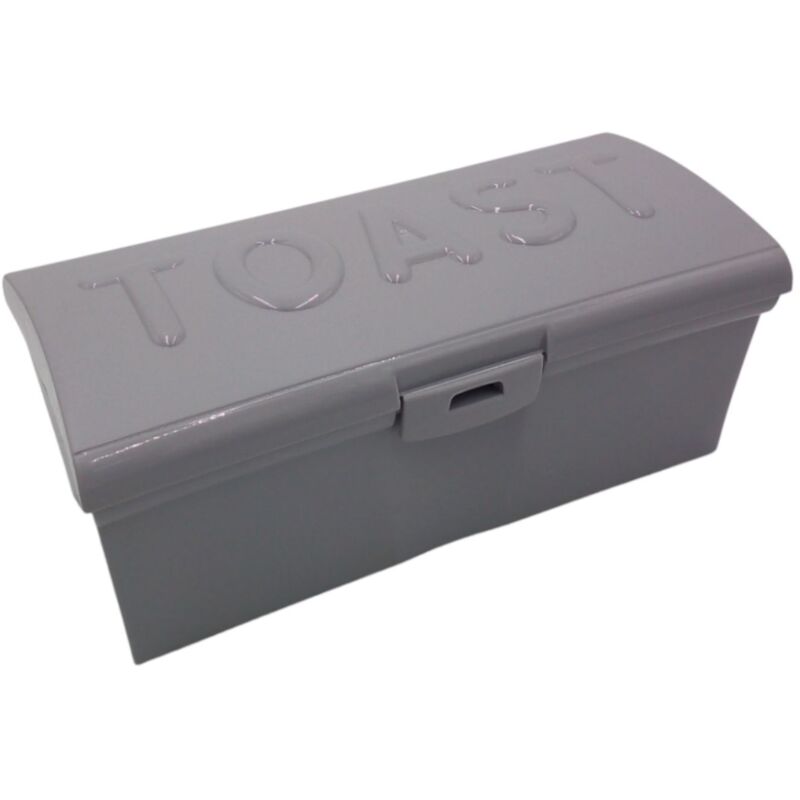 Toastbrotbox Brotkasten Sandwichtoastbox Brotdose Aufbewahrungsbox Vorratsdose - hellgrau
