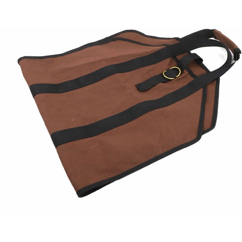 Holzsack aus Canvas, wasserdichter Holztransporter für den Außenbereich, Aufbewahrung von Brennholz mit rutschfesten, robusten Griffen und Gurten,
