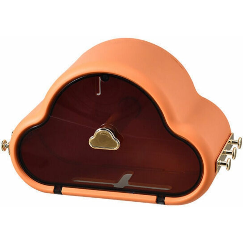 Toilettenpapierhalter Aufbewahrung Spender Handtuchbox Aufbewahrungstasche Deko Basteln Badezimmer Aufbewahrung Wolke Waschhandtuchhalter Orange
