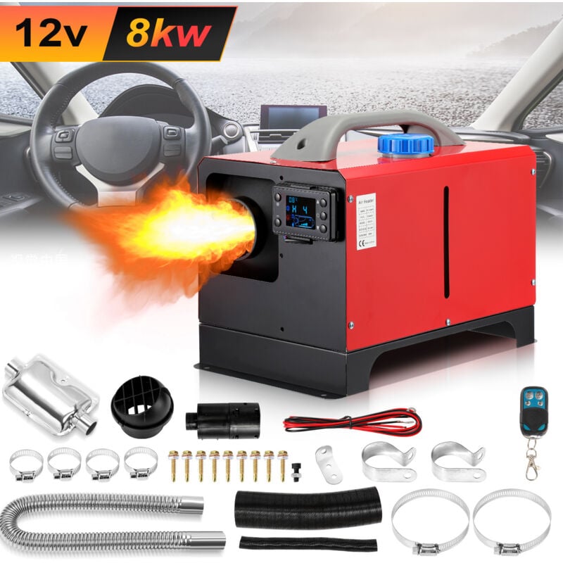 Tolletour - 12KW 8 kW Standheizung Diesel Auto Kraftstoff Diesel Standheizung Ölheizung Ölheizgerät Luftheizung Air Diesel Luft Dieselheizung
