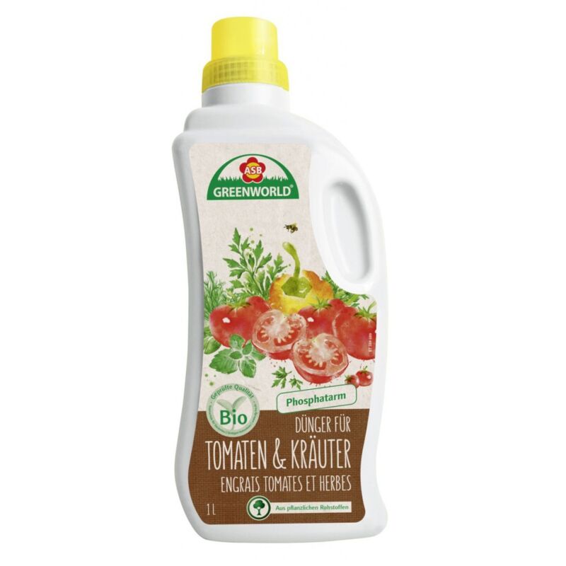 Asb Greenworld - Bio Tomaten- und Kräuter Dünger 1 l Dünger Tomatendünger