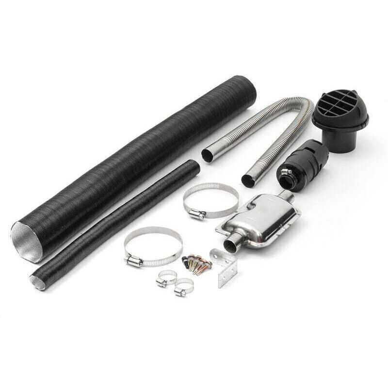 TONCHEAN Luft-Diesel-Standheizung 24mm Auspuffschalldämpfer-Kit, Filter und Auspuff- und Ansaugrohr
