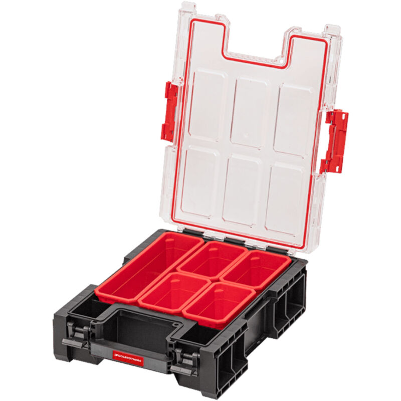 Rhino xxl Organizer eco Höhe m+ Boxen 4 l IP66 mit herausnehmbaren Boxen - Toolbrothers