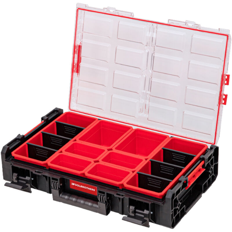 Rhino xxl Organizer eco Höhe xl Boxen 13,5 l IP66 mit herausnehmbaren Boxen + Trennwänden - Toolbrothers