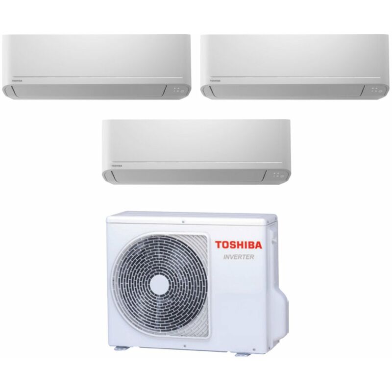 Trial Split Inverter-Klimageräte Serie seiya 7+7+16 (7+7+15) RAS-3M18U2AVG-E R-32 Wi-Fi Optional 7000+7000+16000 (7000+7000+15000) - Toshiba
