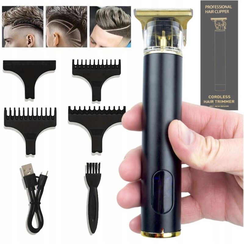 Tr13 Bart-Haarschneider 3 Kämme Lcd-Rasierer