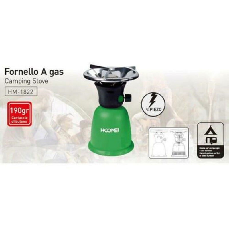 Trade Shop Traesio - Trade Shop - 190 g tragbarer gaskocher für notfälle auf campingreisen -