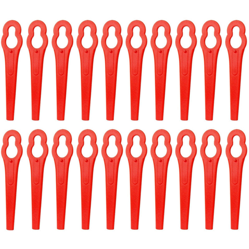 20x Ersatz-Messer Klingen Set Ersatz für Bosch F016800183 F016F03322, alm BQ026 / Rasentrimmer Mähroboter Rasenroboter Zubehör - Trade-shop