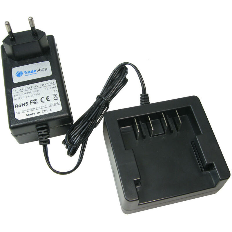 Trade-shop - 24V Li-Ion Akku Ladegerät Ladestation für Greenworks 24352 2100107 24V Rasentrimmer Basic 2100007 24V Rasentrimmer Deluxe 2200007 24V