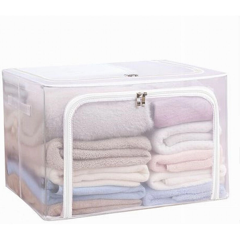 Trade Shop Traesio - Trade Shop - box platzsparende box für alle kleidung kleiderschrank organizer 50X40X28 cm 59981 -