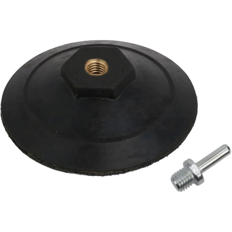 Klett Schleifteller Aufnahmeteller Haftteller Ø100mm mit M14 Spanndorn für Elektrowerkzeuge Schleifmaschinen Bohrmaschinen Akkuschrauber - Trade-shop