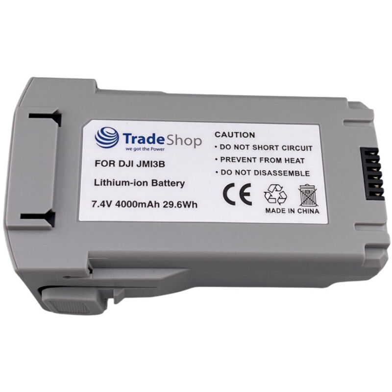 Trade-Shop Li-Ion Akku 7,4V / 4000mAh kompatibel mit DJI Mini 3, Mini 3 Pro, Mini 4 ersetzt JMI3B, BWX162 / Zubehör für Drohne