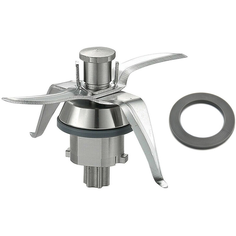Trade-shop - Messer Mix Messer mit 4 Klingen für Vorwerk Thermomix TM21 tm 21 Küchenmaschine inkl Dichtung Ultrascharf Edelstahl Thermomix