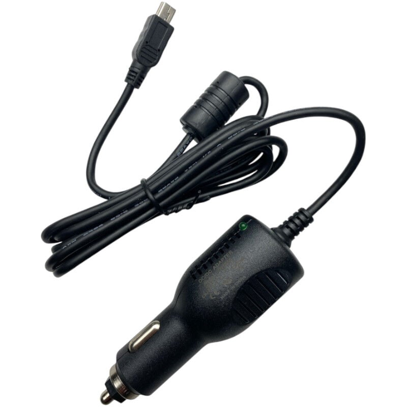Trade-Shop Mini USB KFZ Ladekabel 5V / 2A mit TMC Antenne für Garmin etrex venture, etrex vista / Navigationssystem Navigationsgerät