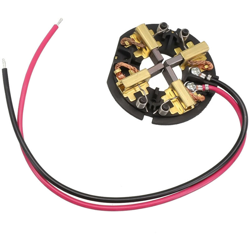 Trade-shop - Motorkohlen-Halter / Kohlebürsten-Halter inkl. 4 Kohlen für AEG/Milwaukee 18V Geräte Elektrowerkzeuge Akkuschrauber Bohrschrauber