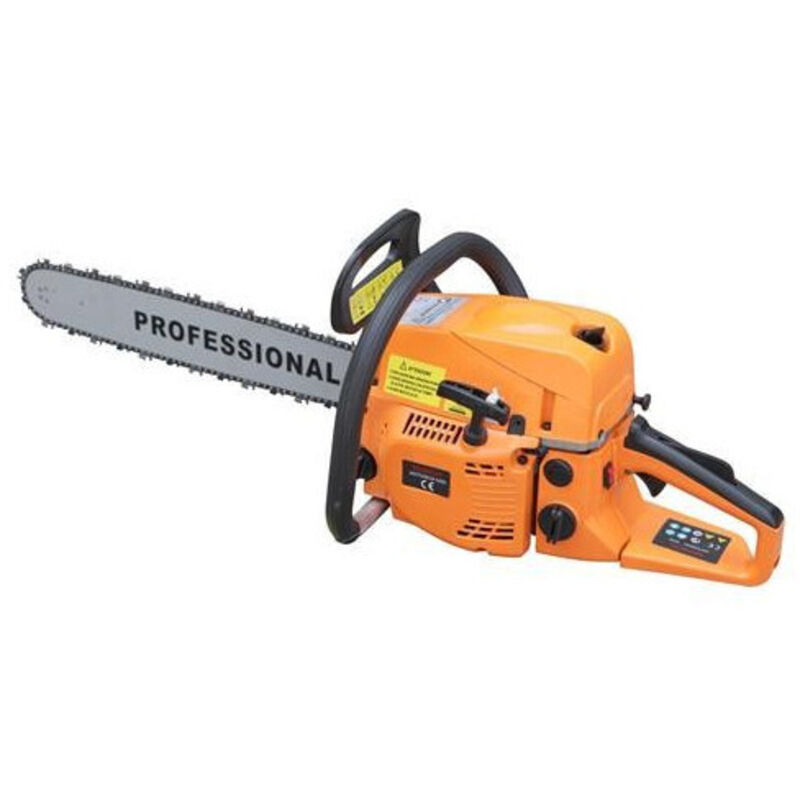 Benzin-Kettensäge, Hochentaster, 52 cm³, Benzin, 50 cm Klinge für professionelles Beschneiden - - Trade Shop