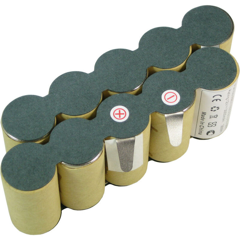 Trade-shop - Ni-MH Akku 12V / 3000mAh für Gardena Accu System V12 A12 Ap12 passend für Gardena 2110 2150 2155 2165 2169 2170 2180 2185 2190 2220 2225