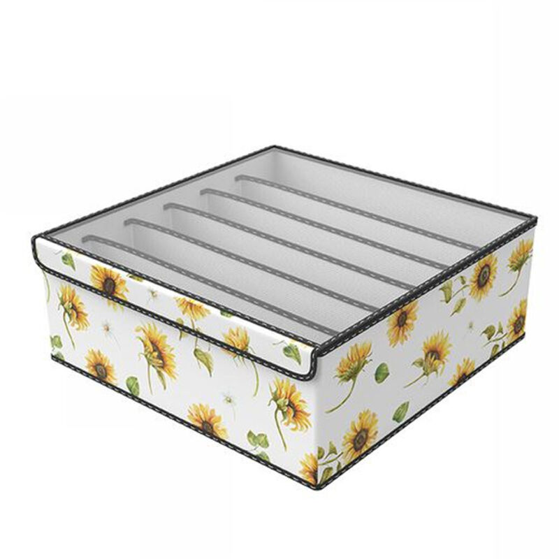 Trade Shop Traesio - Trade Shop - box platzsparende box kleiderschrankbehälter objekthalter organizer 32x32x12 cm -